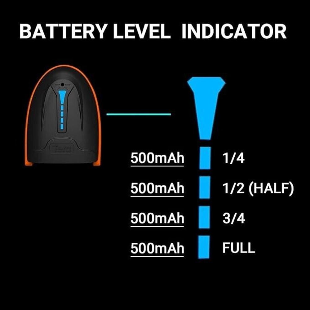 Tera 1D Barcode Scanner Wireless and Wired W/Battery Level Indicator 2.4G - Picture 4 of 6